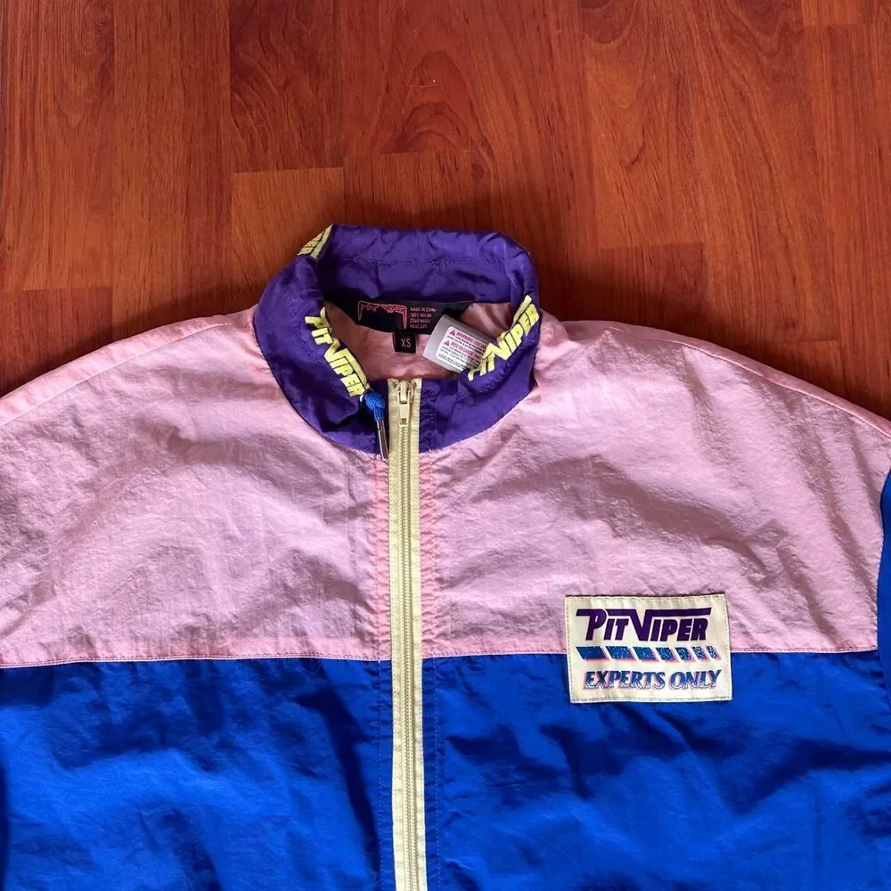 Pit Viper Vintage 80s/90s windbreaker ski snowboard jacket